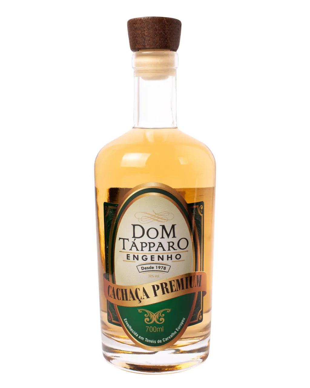 Cachaça Premium 3 Anos Carvalho Europeu Dom Tápparo – 700ml (Cópia)